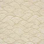 Schumacher 86542 Symphony Scallop Neutral fabric swatch