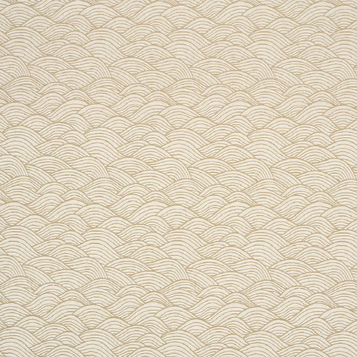 Schumacher 86542 Symphony Scallop Neutral fabric swatch