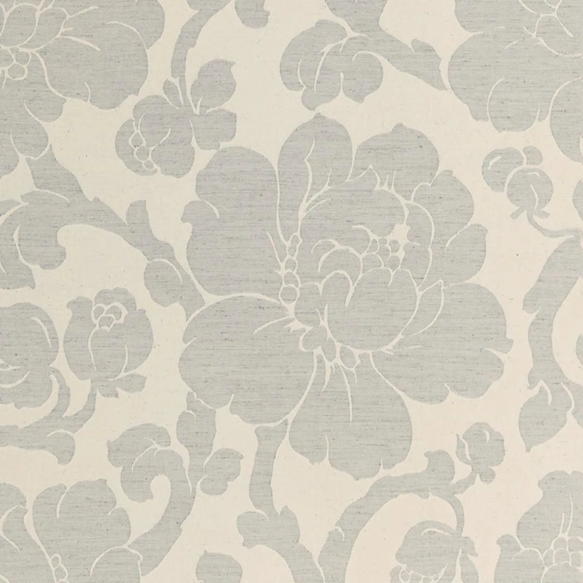 Schumacher 67931 Taishan Weave Greige fabric swatch