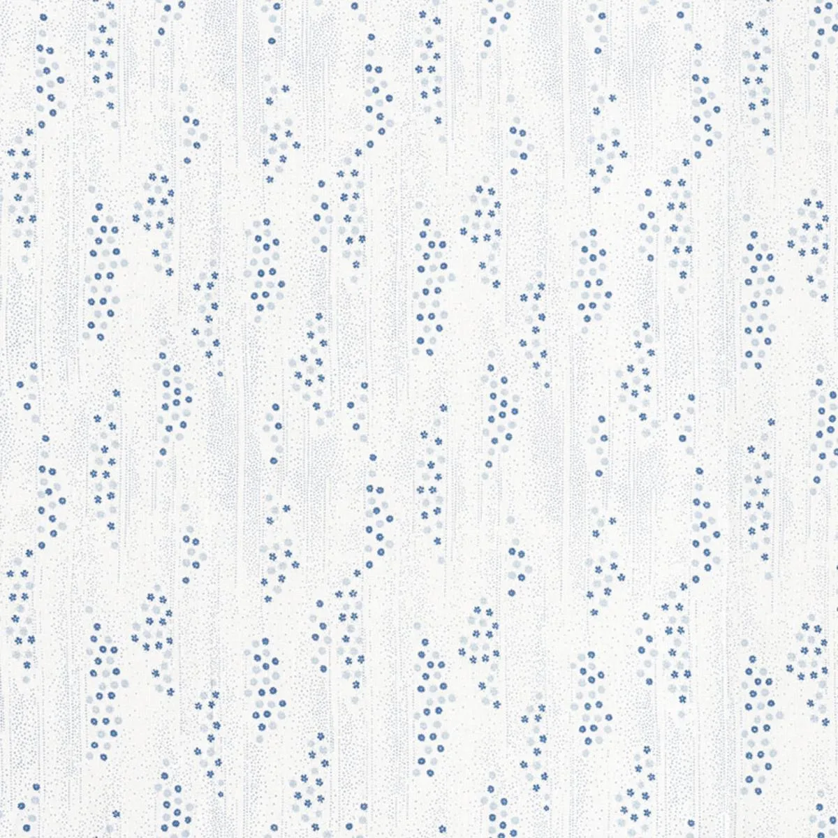 Schumacher 177431 Taki Floral Porcelain fabric swatch
