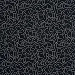 Schumacher 180410 Tangent Print Carbon fabric swatch