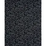 Schumacher 180410 Tangent Print Carbon fabric swatch