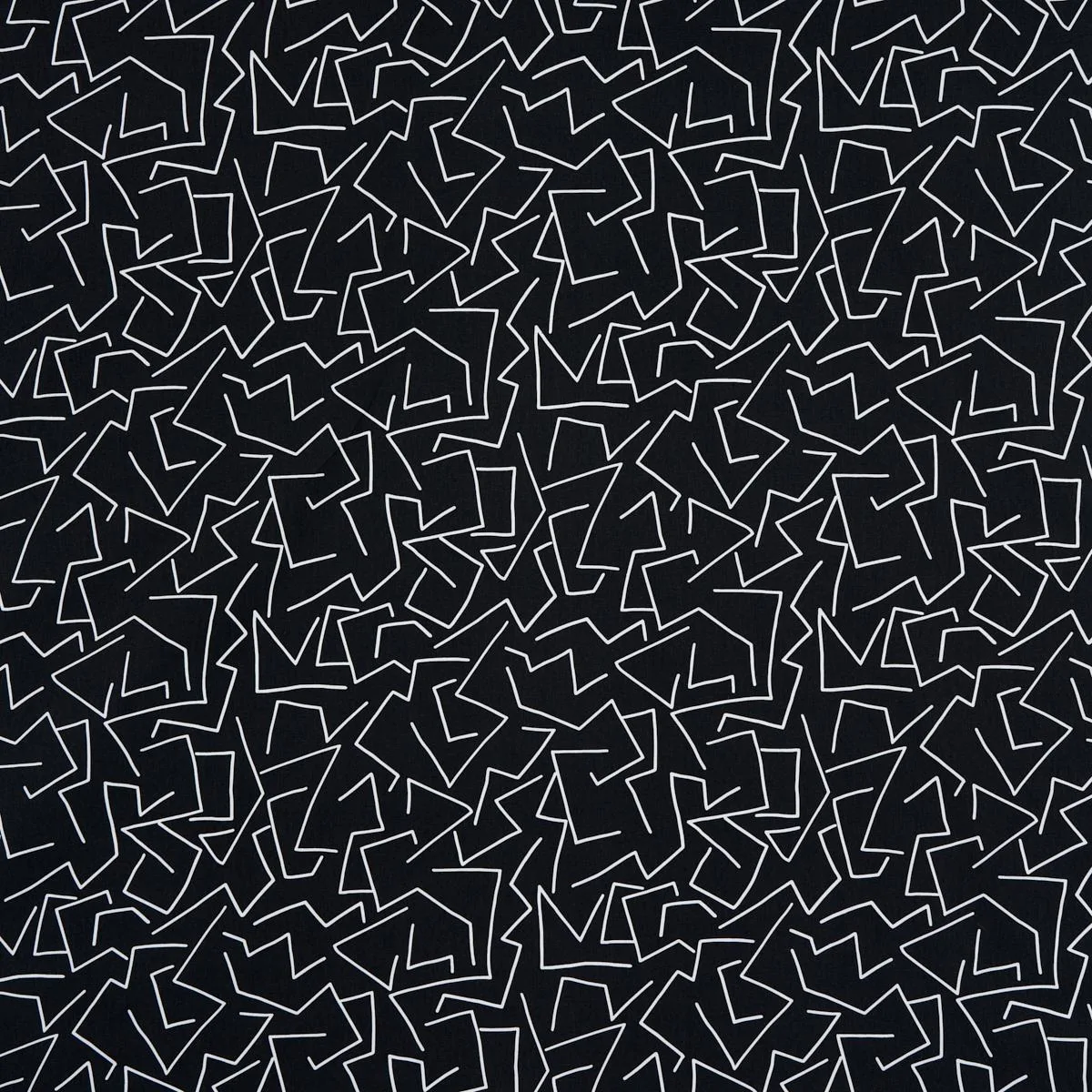 Schumacher 180410 Tangent Print Carbon fabric swatch