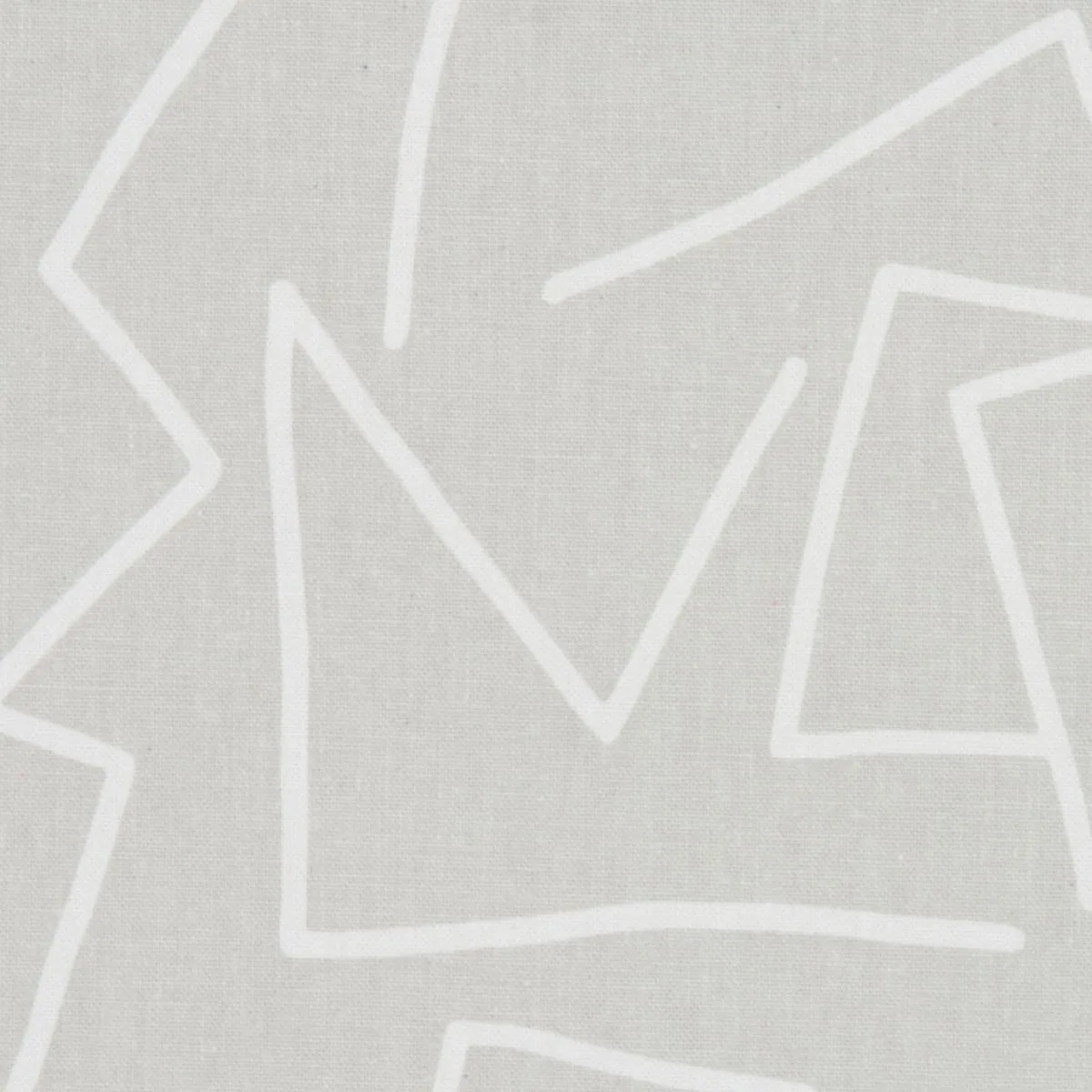 Schumacher 180411 Tangent Print Grey fabric swatch