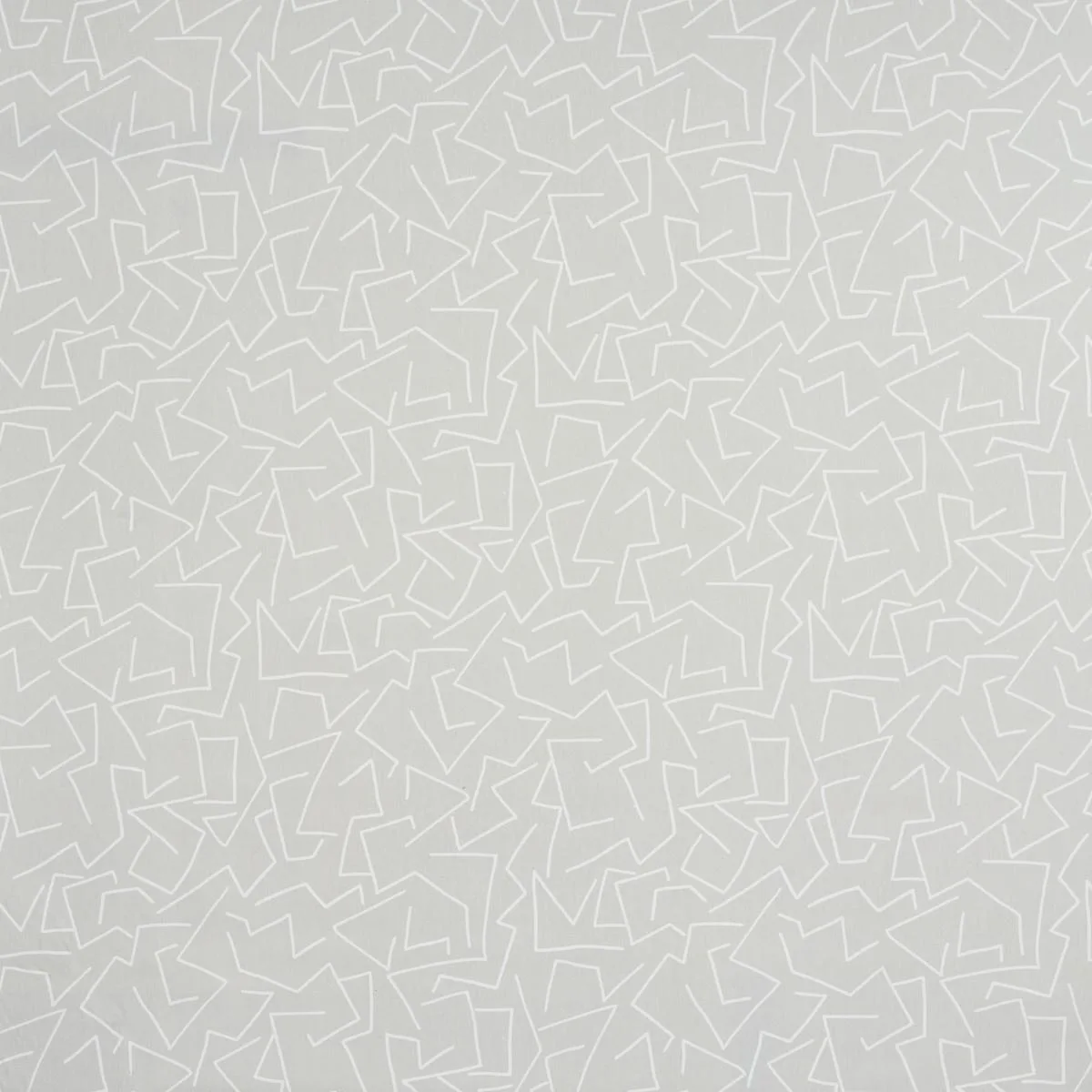 Schumacher 180411 Tangent Print Grey fabric swatch