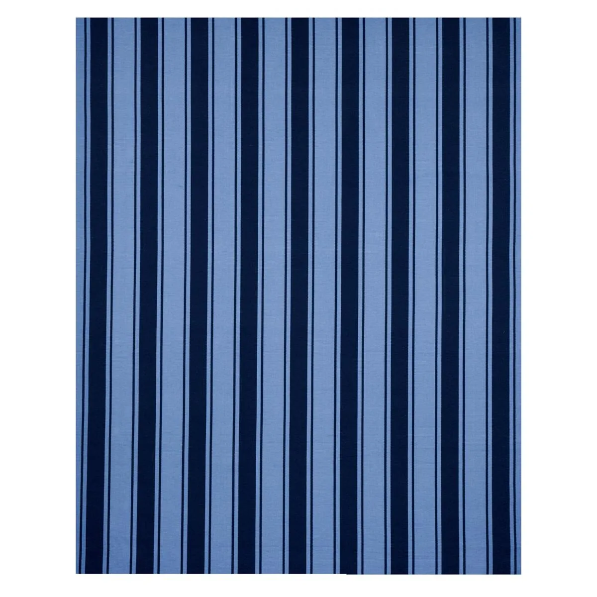 Schumacher 82270 Tangier Stripe Blue Tonal fabric swatch