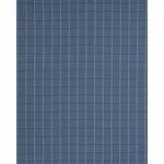 Schumacher 85911 Taos Grid Blue fabric swatch