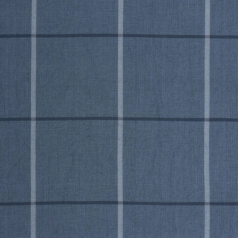Schumacher 85911 Taos Grid Blue fabric swatch