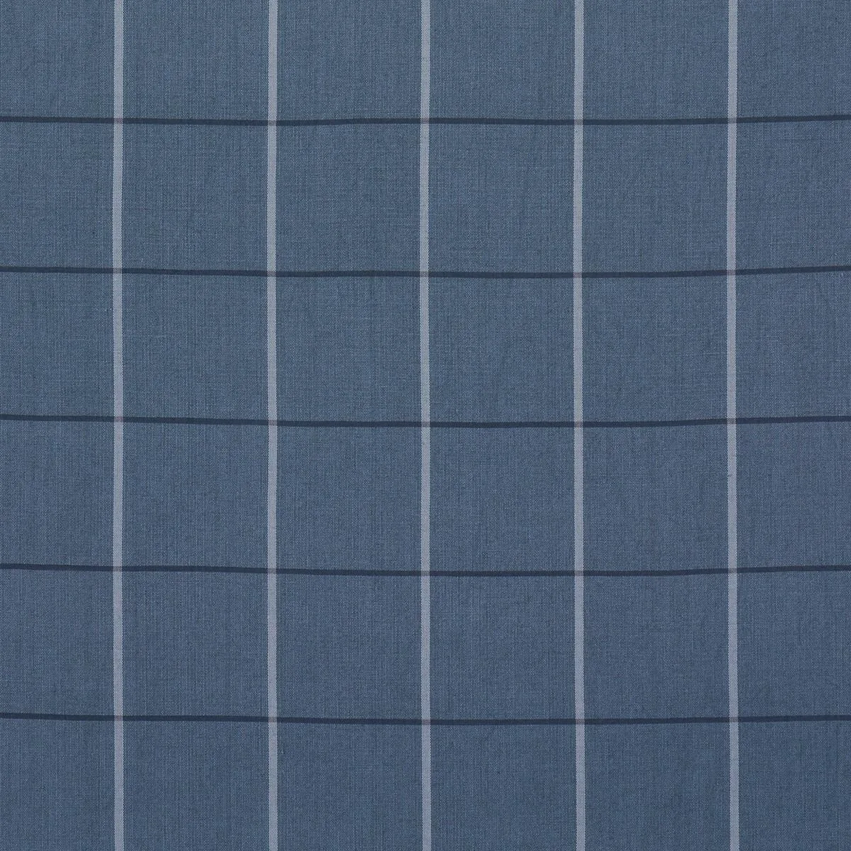 Schumacher 85911 Taos Grid Blue fabric swatch
