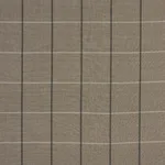 Schumacher 85910 Taos Grid Taupe fabric swatch