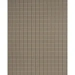 Schumacher 85910 Taos Grid Taupe fabric swatch