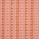 Schumacher 79082 Tarnby Stripe Coral fabric swatch