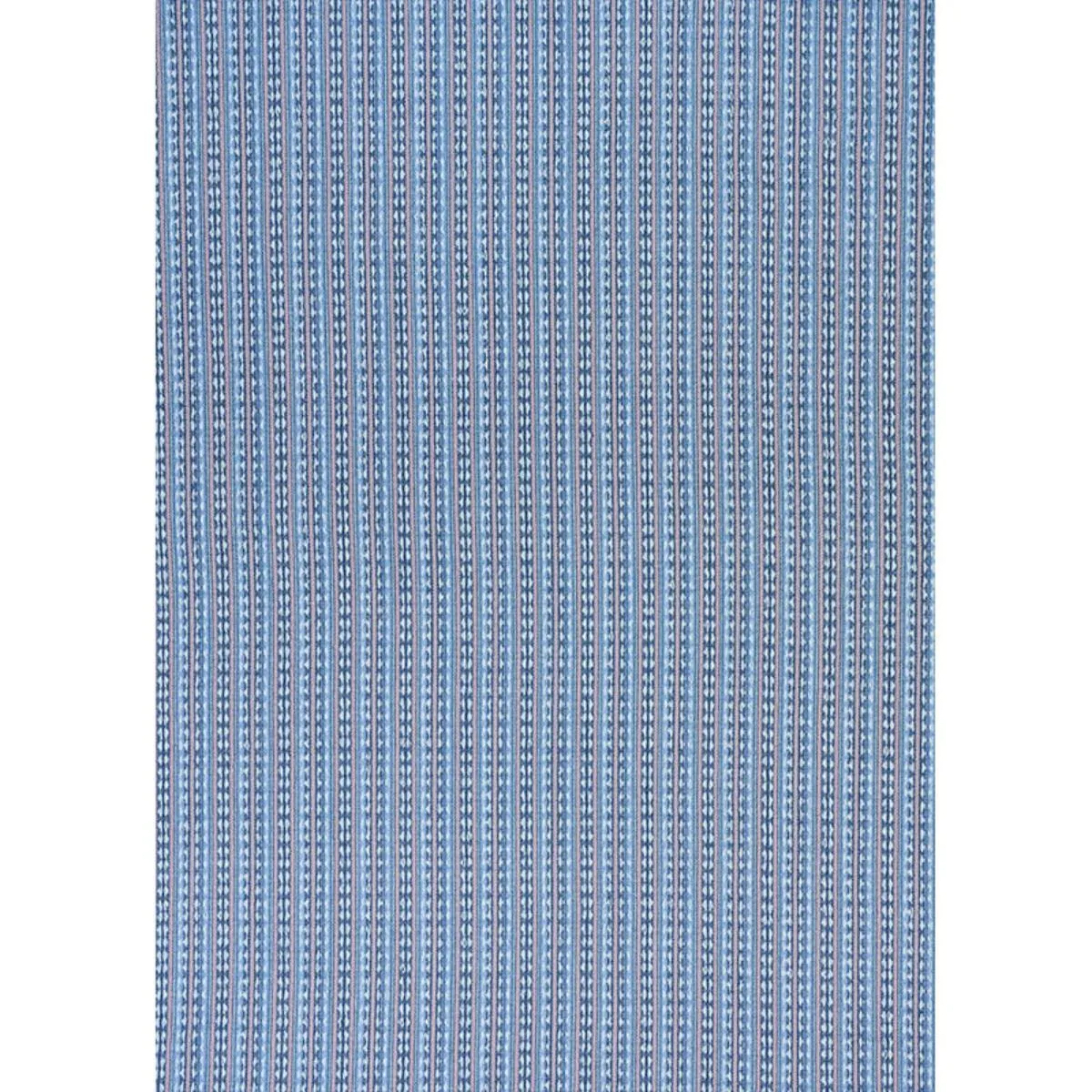 Schumacher 79080 Tarnby Stripe Sky fabric swatch