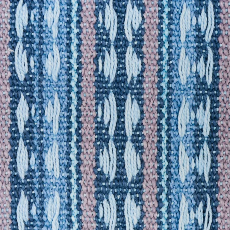 Schumacher 79080 Tarnby Stripe Sky fabric swatch