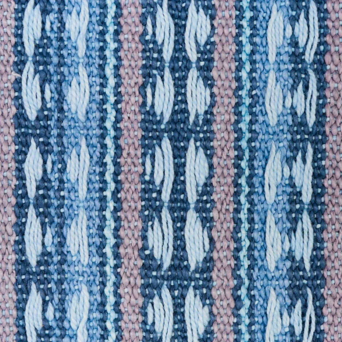 Schumacher 79080 Tarnby Stripe Sky fabric swatch