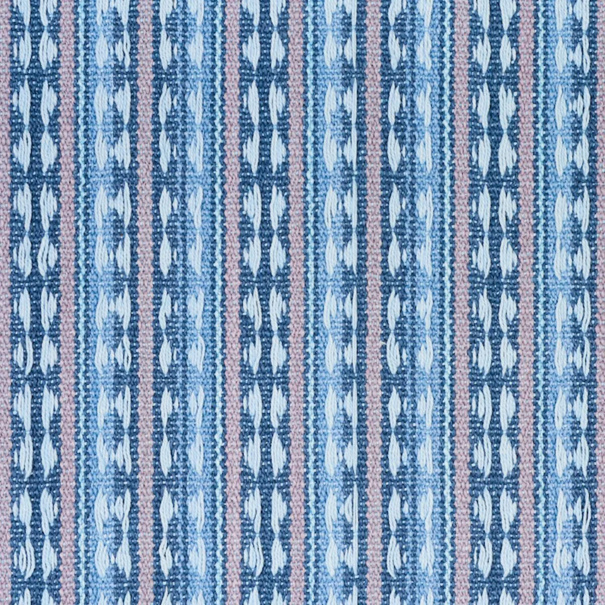 Schumacher 79080 Tarnby Stripe Sky fabric swatch
