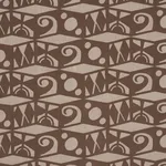 Schumacher 182760 Tarot Hand Block Brown fabric swatch