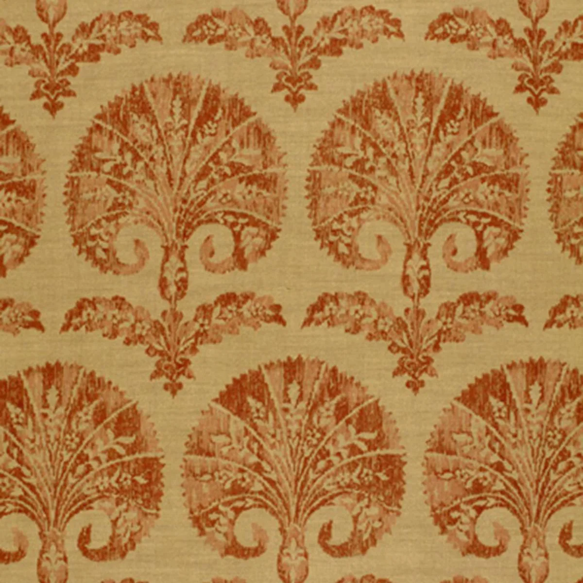 Schumacher 2643390 Tasha Carnation Terra fabric swatch