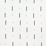 Schumacher 177900 Tashmoo Hand Block Print Black & White fabric swatch