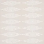Schumacher 85672 Tasmin Embroidery Natural fabric swatch