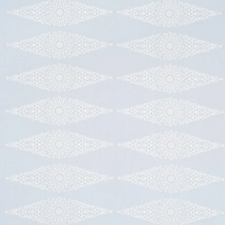 Schumacher 85671 Tasmin Embroidery Soft Blue fabric swatch