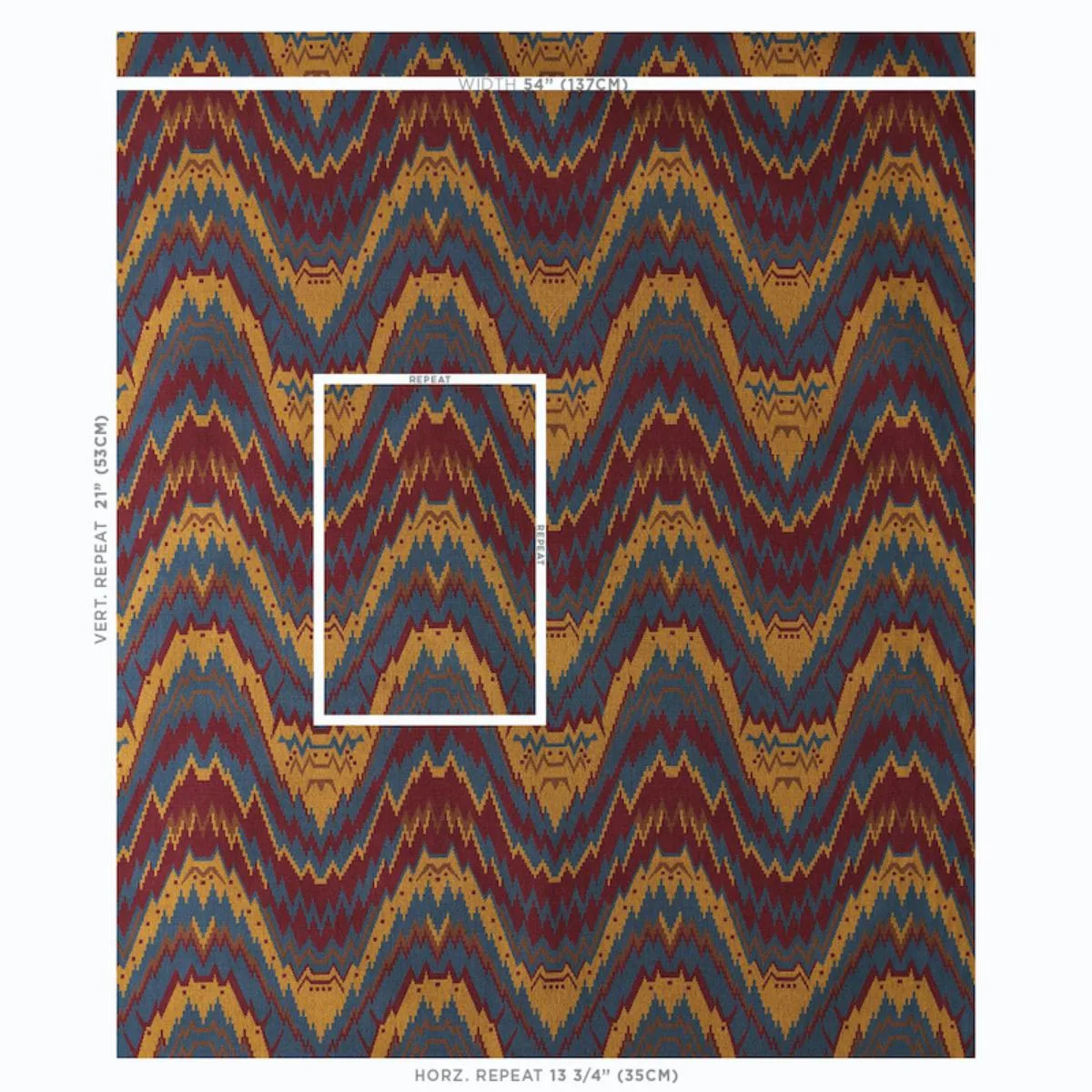 Schumacher 79041 Tauride éPinglé Jewel fabric swatch
