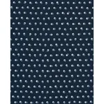 Schumacher 81843 Taylor Embroidery Sky On Navy fabric swatch