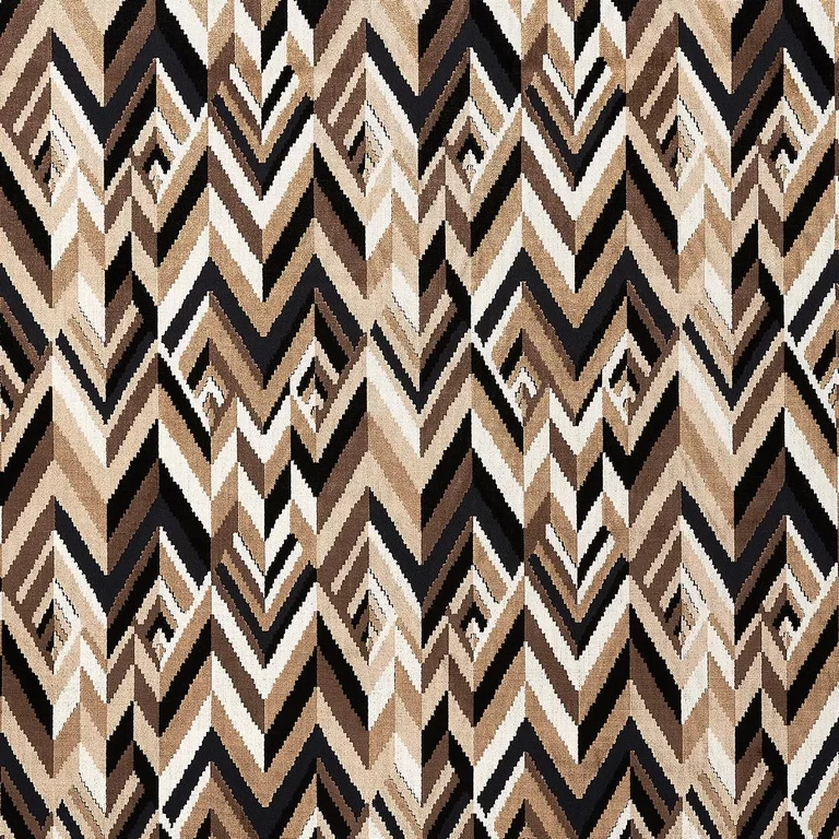 Schumacher 82742 Taylor Velvet Espresso fabric swatch