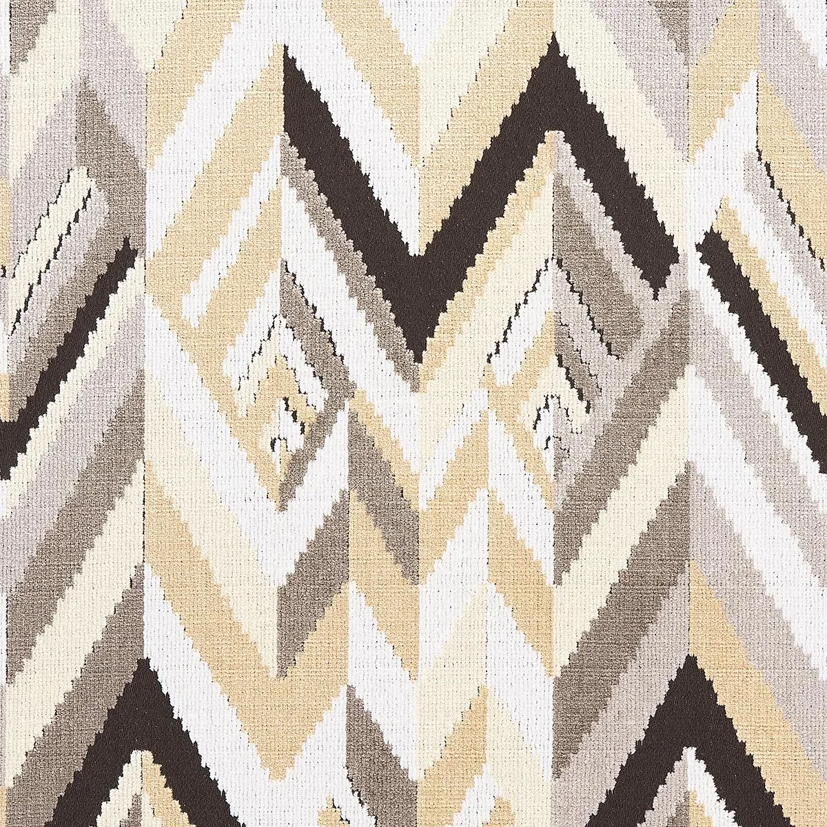Schumacher 82741 Taylor Velvet Pebble fabric swatch