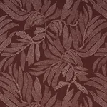 Schumacher 182590 Tayrona Palm Mosaic Cayenne Latte fabric swatch