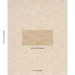 Schumacher 182591 Tayrona Palm Mosaic Playa Dorada Sand fabric swatch
