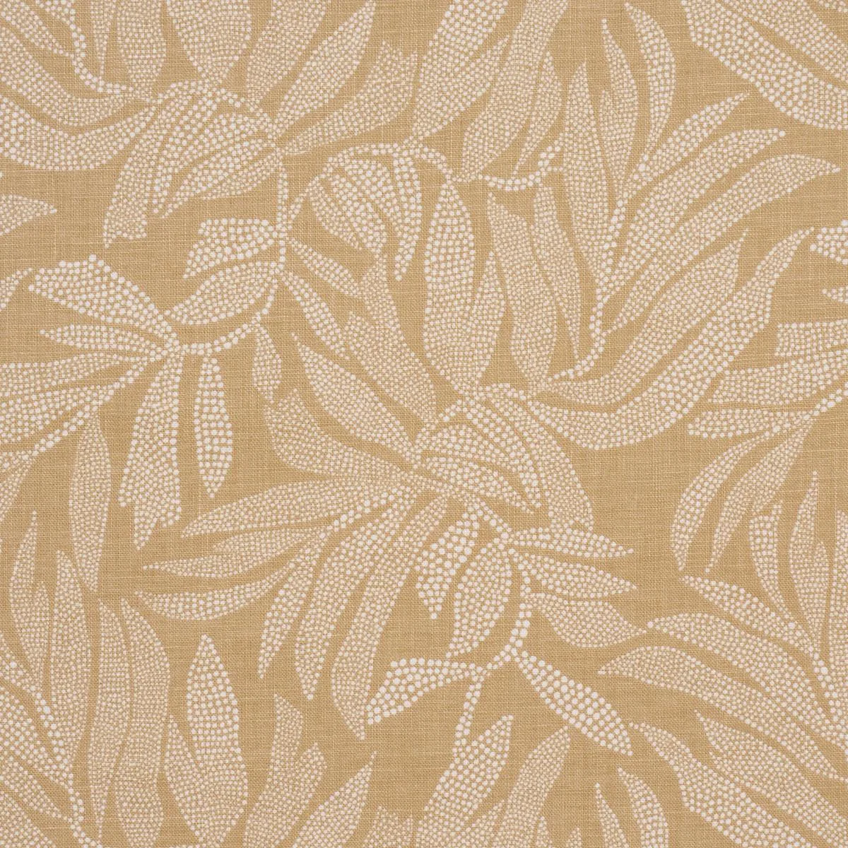 Schumacher 182591 Tayrona Palm Mosaic Playa Dorada Sand fabric swatch