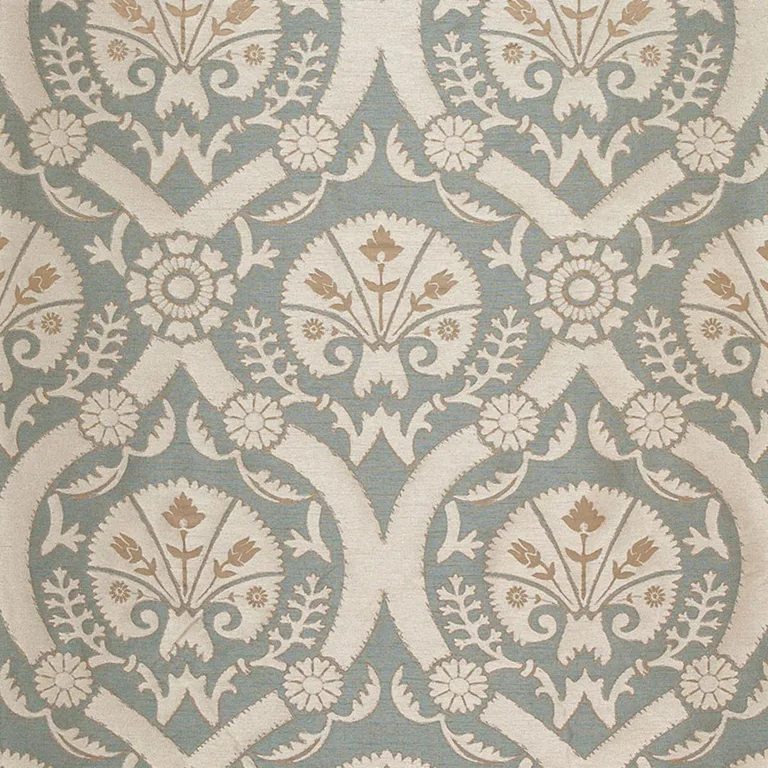 Schumacher 65770 Taza Damask Dusk fabric swatch
