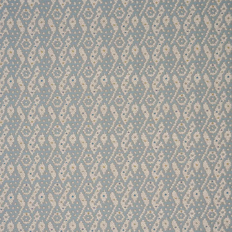Schumacher 86272 Tazzie Performance Sky fabric swatch
