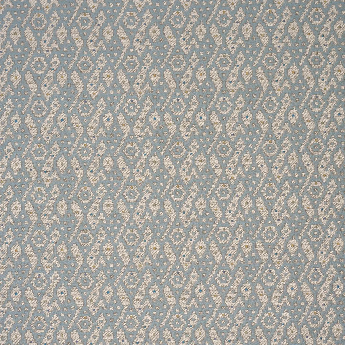Schumacher 86272 Tazzie Performance Sky fabric swatch