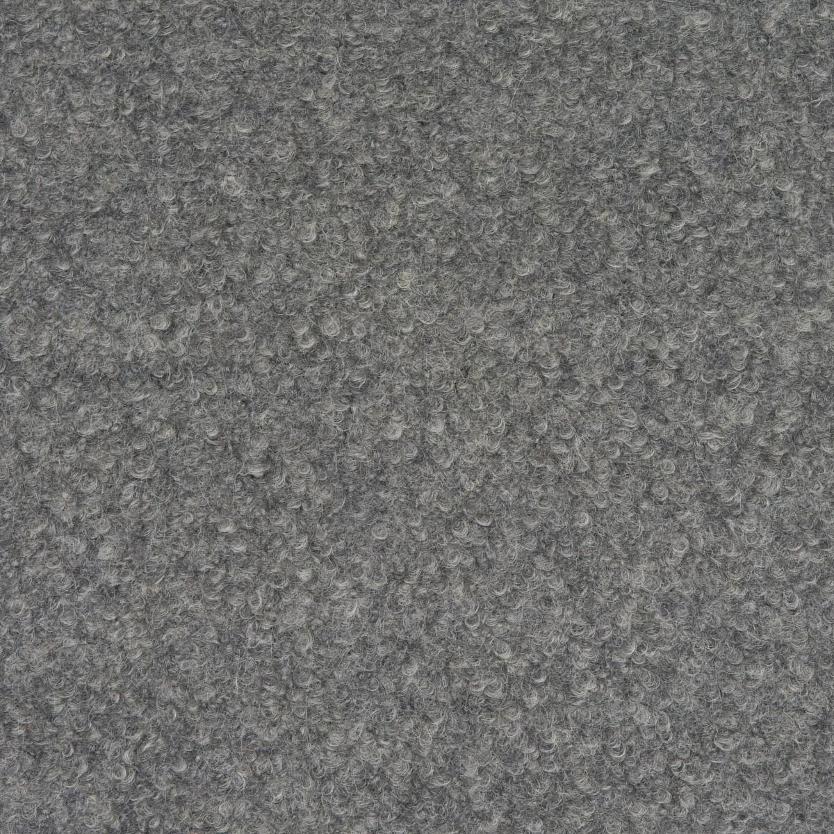 Schumacher 82061 Teddy Wool Bouclé Grey fabric swatch
