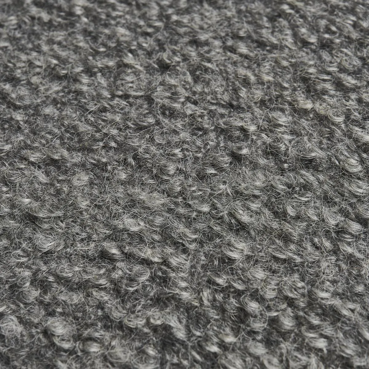 Schumacher 82061 Teddy Wool Bouclé Grey fabric swatch