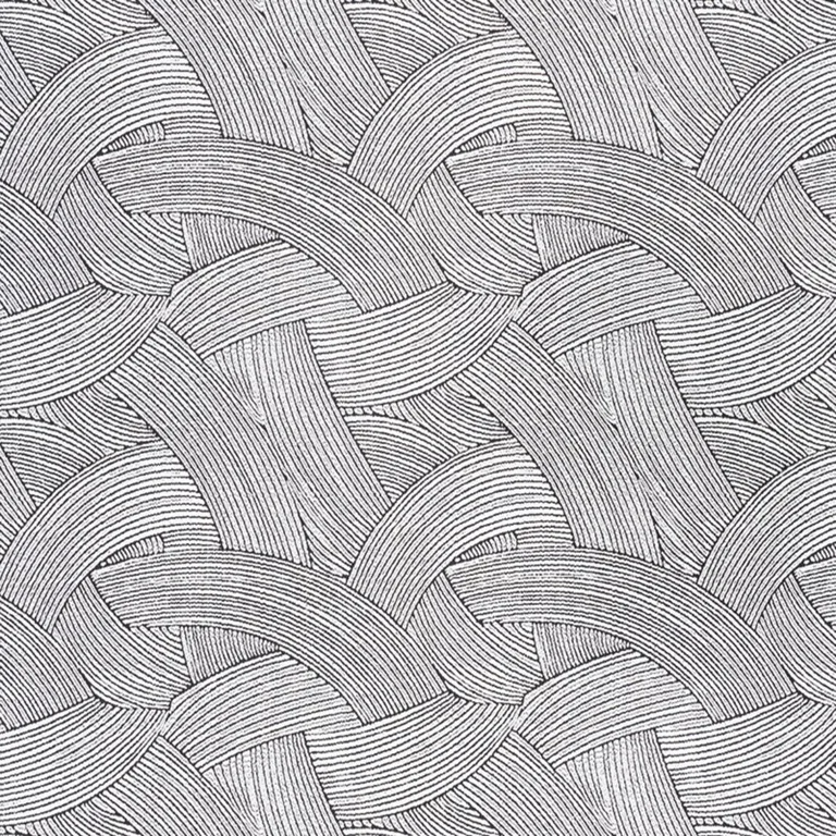 Schumacher 73180 Tempesta Graphite fabric swatch