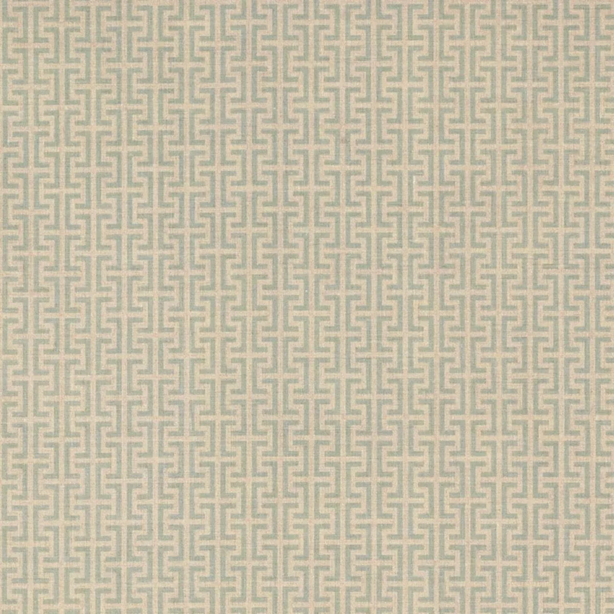 Schumacher TEMP003 Temple Aqua fabric swatch