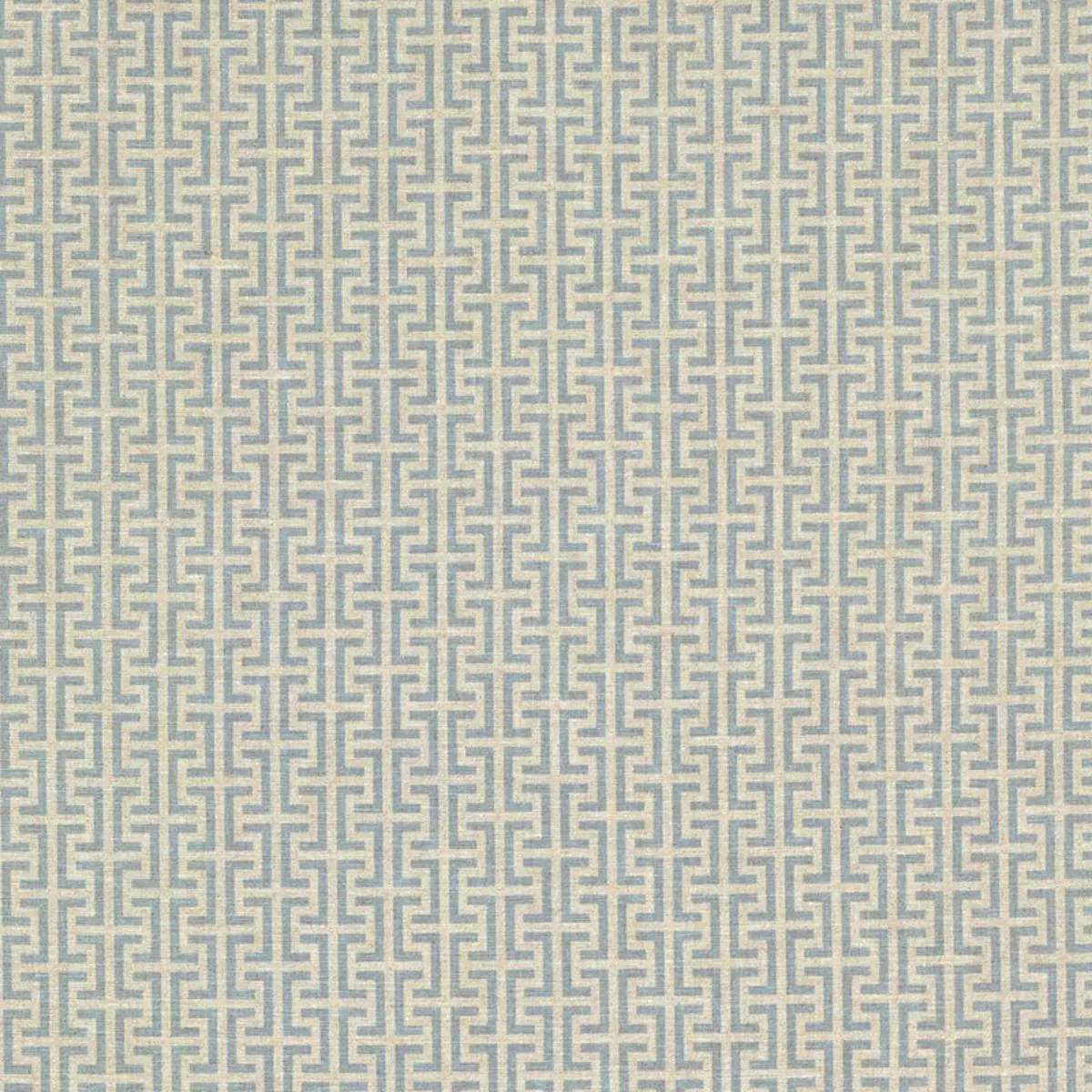 Schumacher TEMP001 Temple Blue fabric swatch