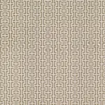 Schumacher TEMP002 Temple Brown fabric swatch