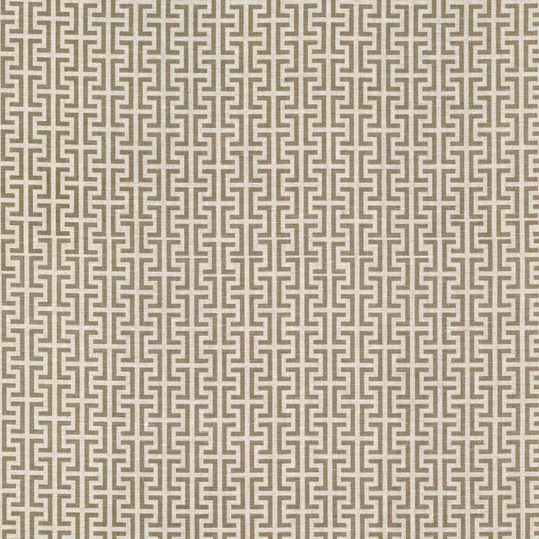 Schumacher TEMP002 Temple Brown fabric swatch