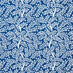 Schumacher 179500 Temple Garden Ii Blue fabric swatch