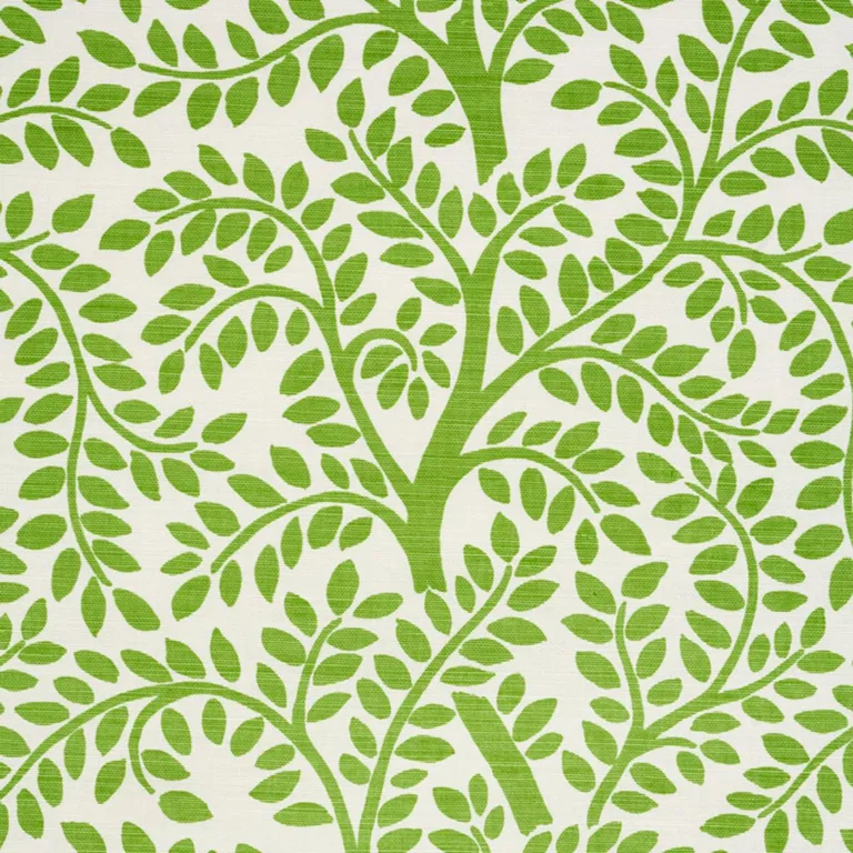 Schumacher 179501 Temple Garden Ii Green fabric swatch