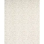 Schumacher 179504 Temple Garden Ii Ivory On Unbleached fabric swatch