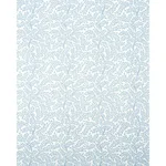 Schumacher 179503 Temple Garden Ii Sky On Ivory fabric swatch