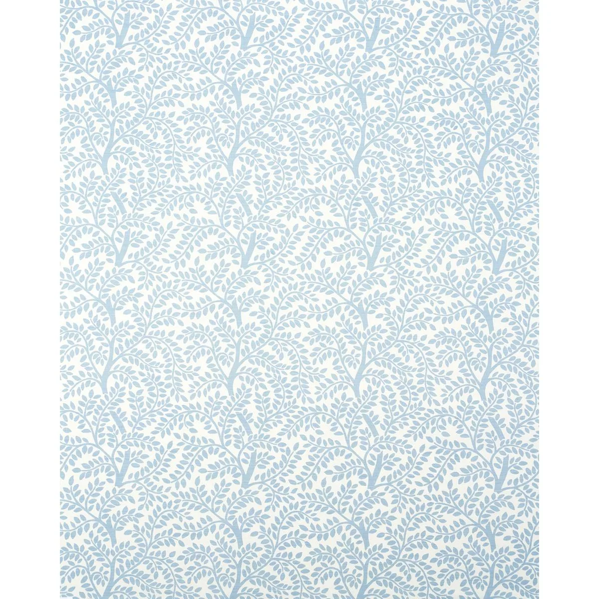 Schumacher 179503 Temple Garden Ii Sky On Ivory fabric swatch