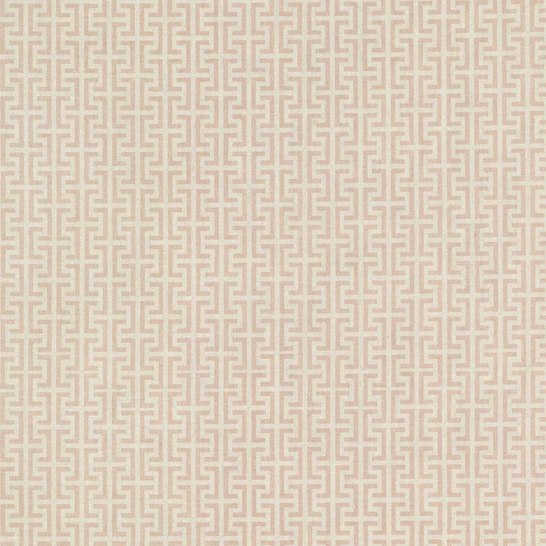 Schumacher TEMP004 Temple Pink fabric swatch