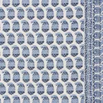 Schumacher 182060 Terry Blue & Navy fabric swatch