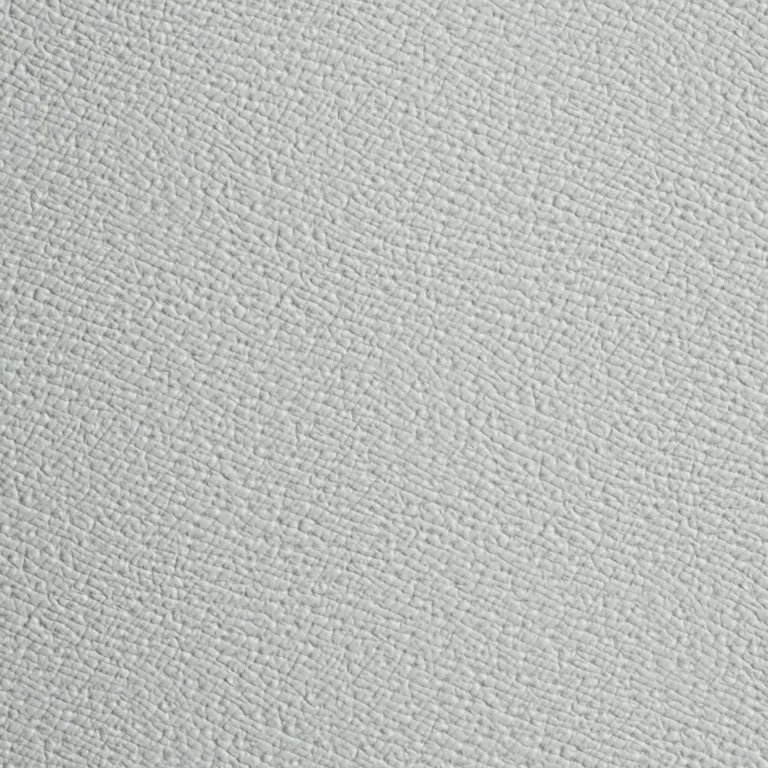 Schumacher 87302 Textured Vegan Leather Fog fabric swatch